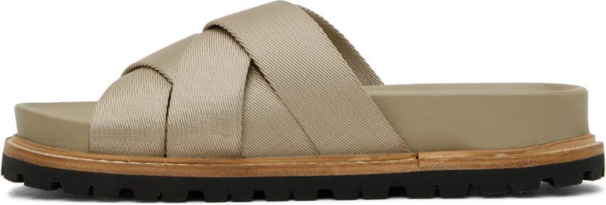 Rag  bone Khaki Park Slides - Picture 4