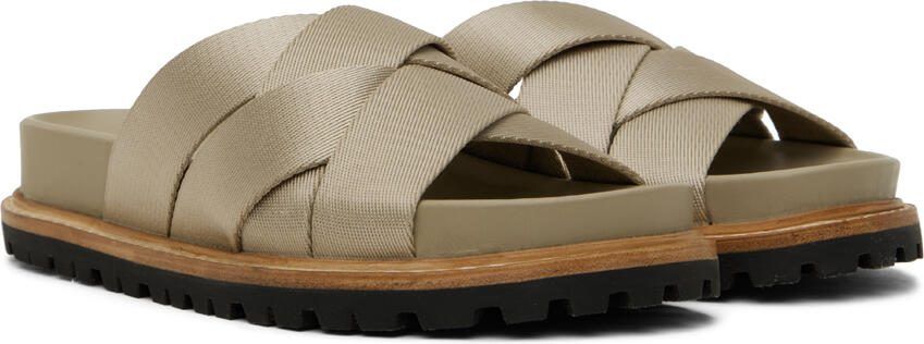 Rag  bone Khaki Park Slides - Picture 2