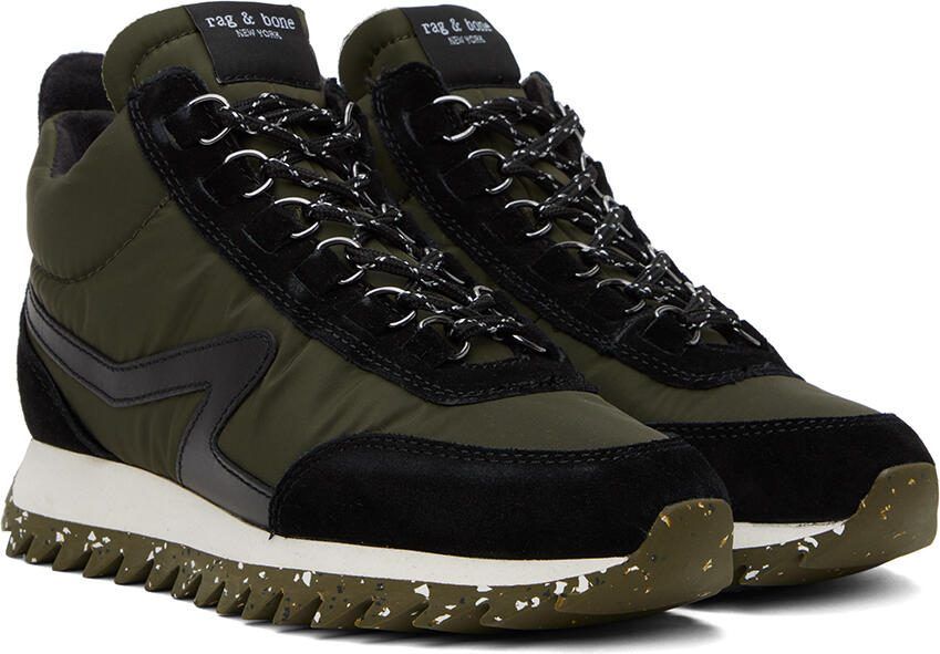 Rag  bone Khaki Retro Hiker Sneakers - Picture 2
