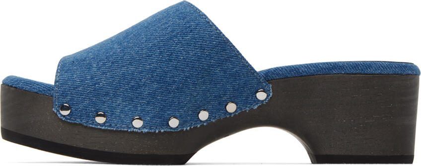 Rag  bone Navy Mara Clogs - Picture 3