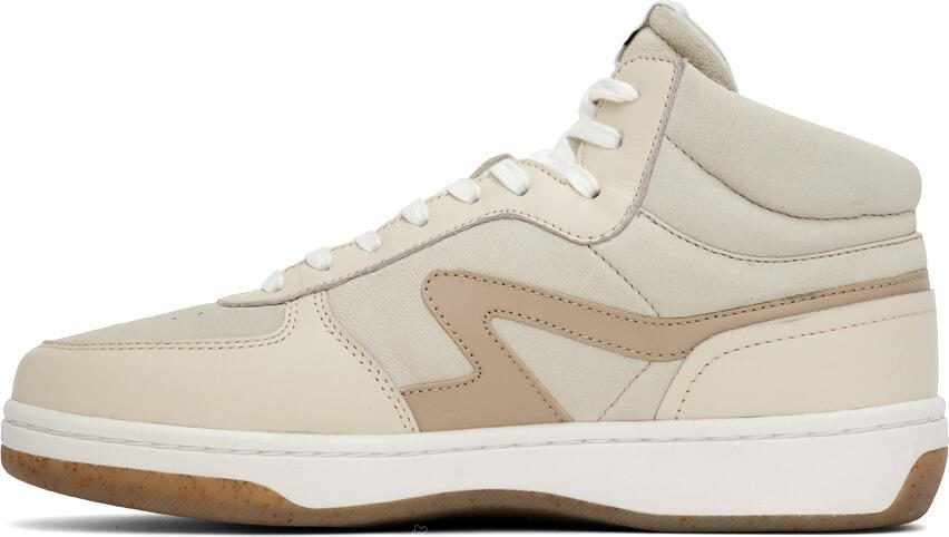 Rag  bone Off-White Retro Court Mid Sneakers - Picture 3