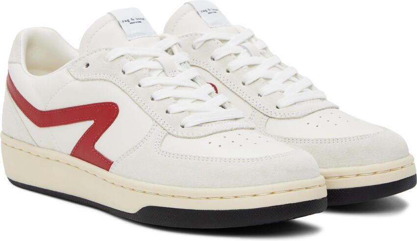 Rag  bone Off-White Retro Court Sneakers - Picture 4