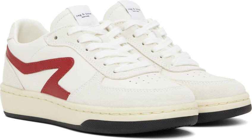 Rag  bone Off-White Retro Court Sneakers - Picture 2