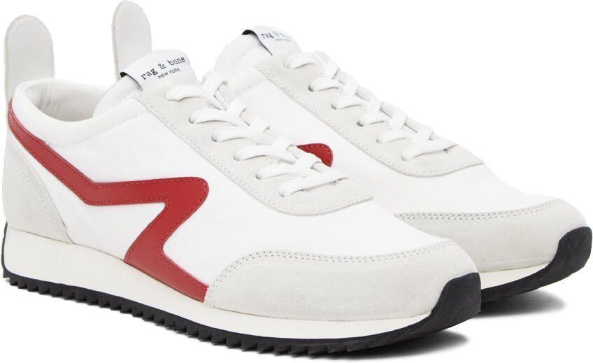 Rag  bone Off-White Retro Runner Bomber Sneakers - Picture 2