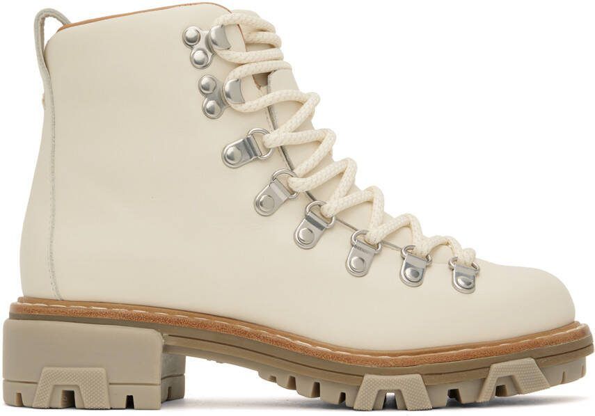 Rag  bone Off-White Shiloh Hiker Ankle Boots