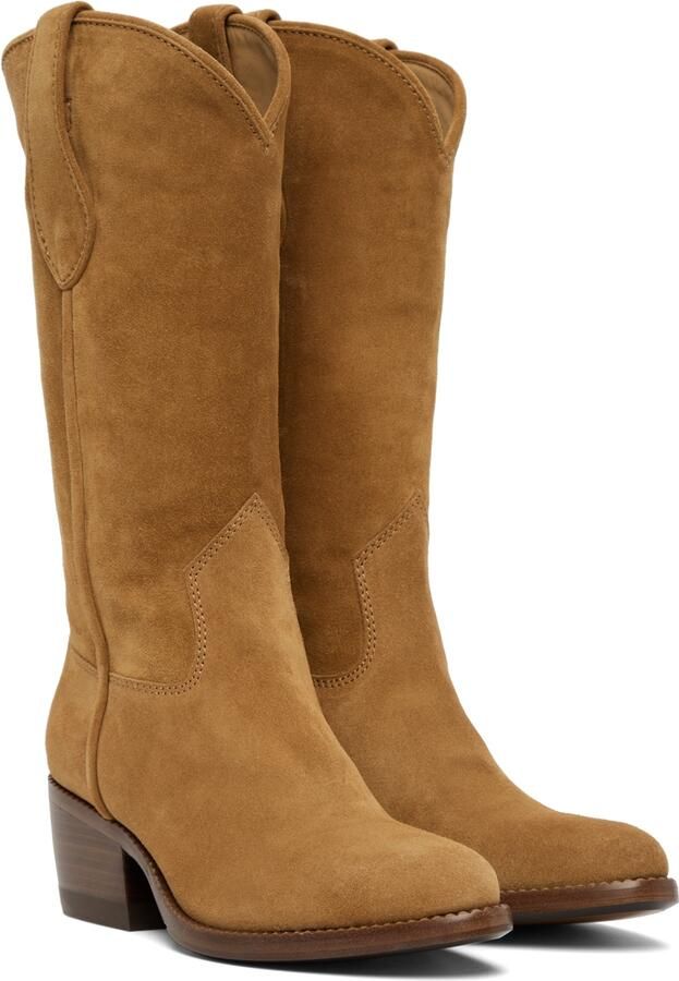 Rag  bone Tan RB Cowboy Boots - Picture 2