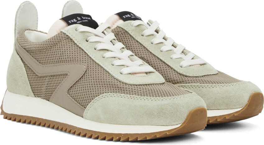 Rag  bone Taupe Retro Runner Sneakers - Picture 2