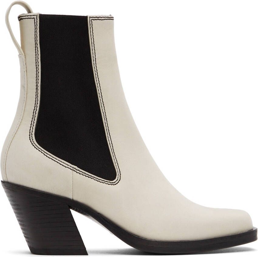 Rag  bone White Axis Boots - Picture 5