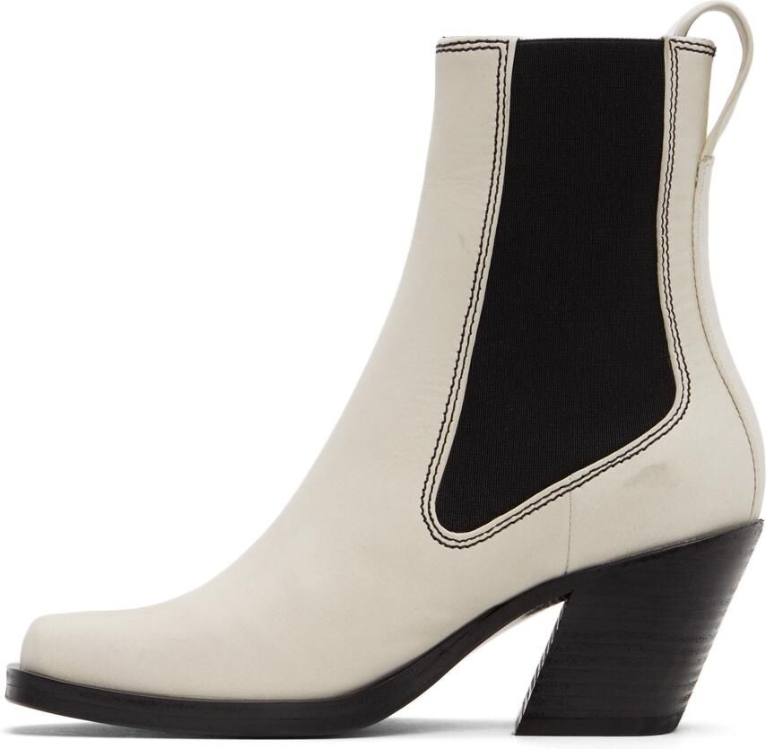 Rag  bone White Axis Boots