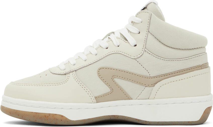 Rag  bone White Retro Court Mid Sneakers - Picture 3