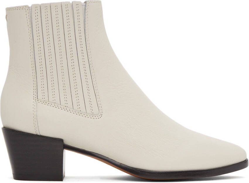 Rag  bone Off-White Rover Ankle Boots