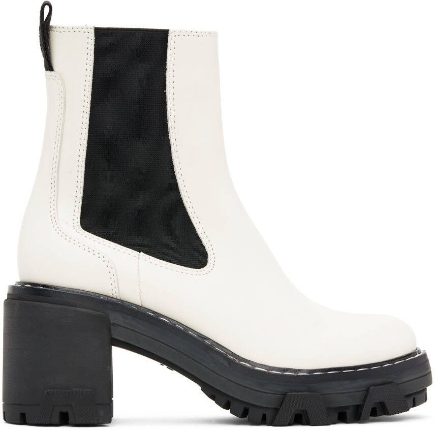 Rag  bone White Shiloh Boots - Picture 5