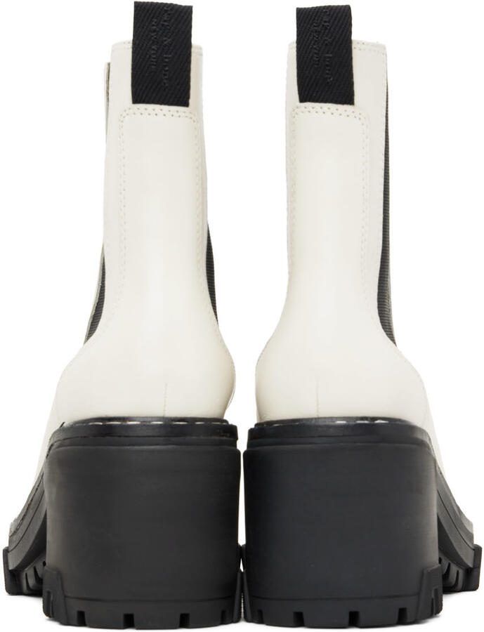 Rag  bone White Shiloh Boots - Picture 3