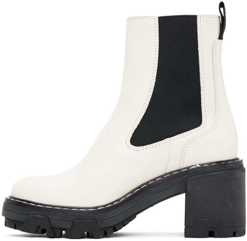 Rag  bone White Shiloh Boots - Picture 2