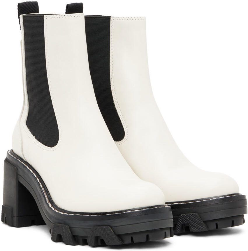 Rag  bone White Shiloh Boots