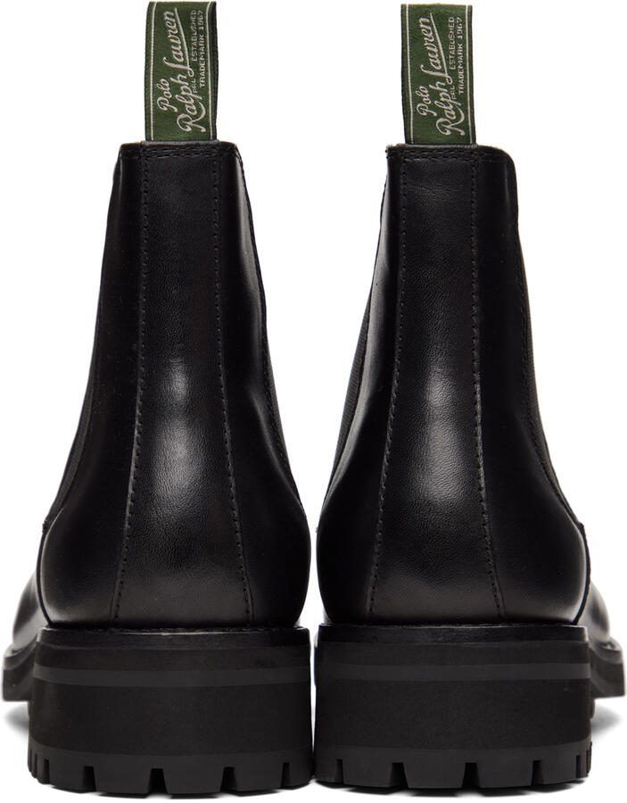 Polo Ralph Lauren Black Bryson Chelsea Boots