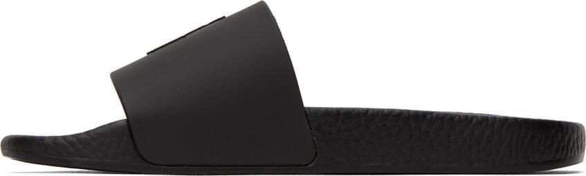 Polo Ralph Lauren Black Pony Slides - Picture 4