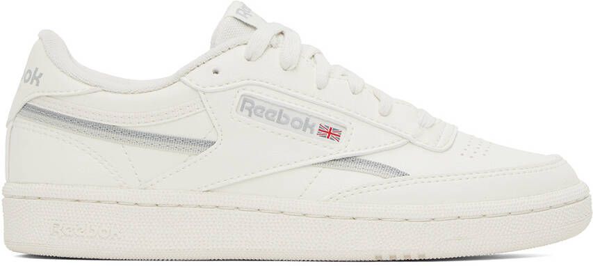 Reebok Classics Off-White  Gray Club C 85 Sneakers - Picture 4