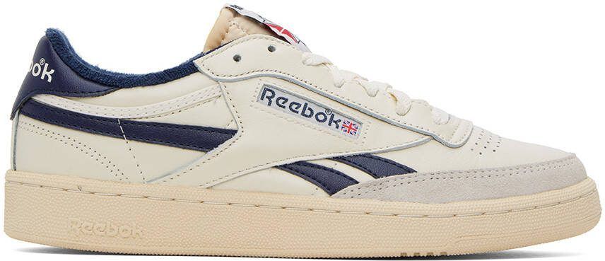 Reebok Classics Off-White  Navy Club C Revenge Vintage Sneakers - Picture 5