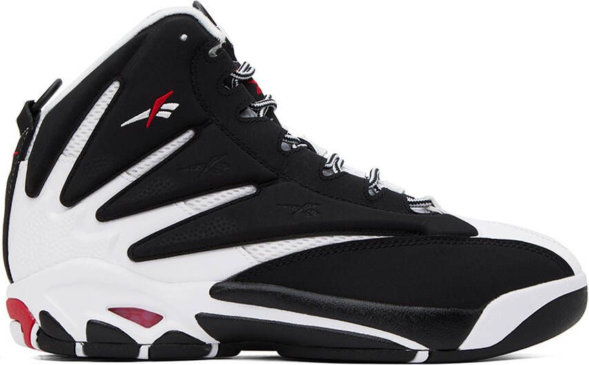 Reebok Classics White  Black 'The Blast' Sneakers