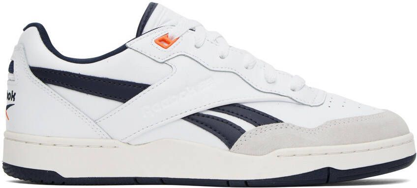 Reebok Classics White  Navy BB 4000 II Sneakers - Picture 5