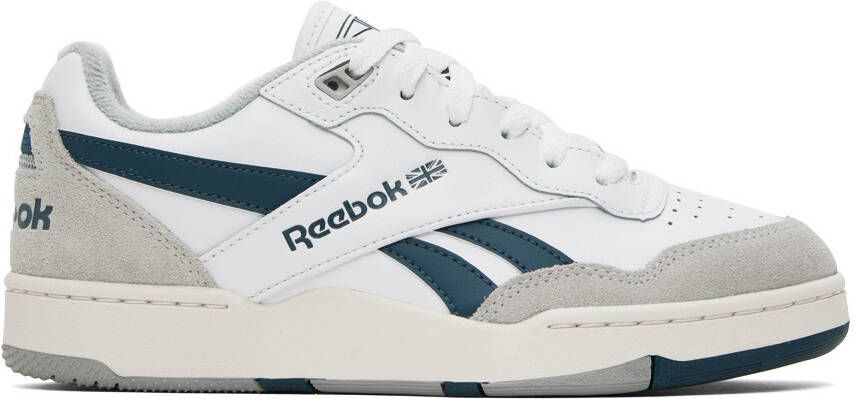 Reebok Classics White  Navy BB 4000 II Sneakers - Picture 4