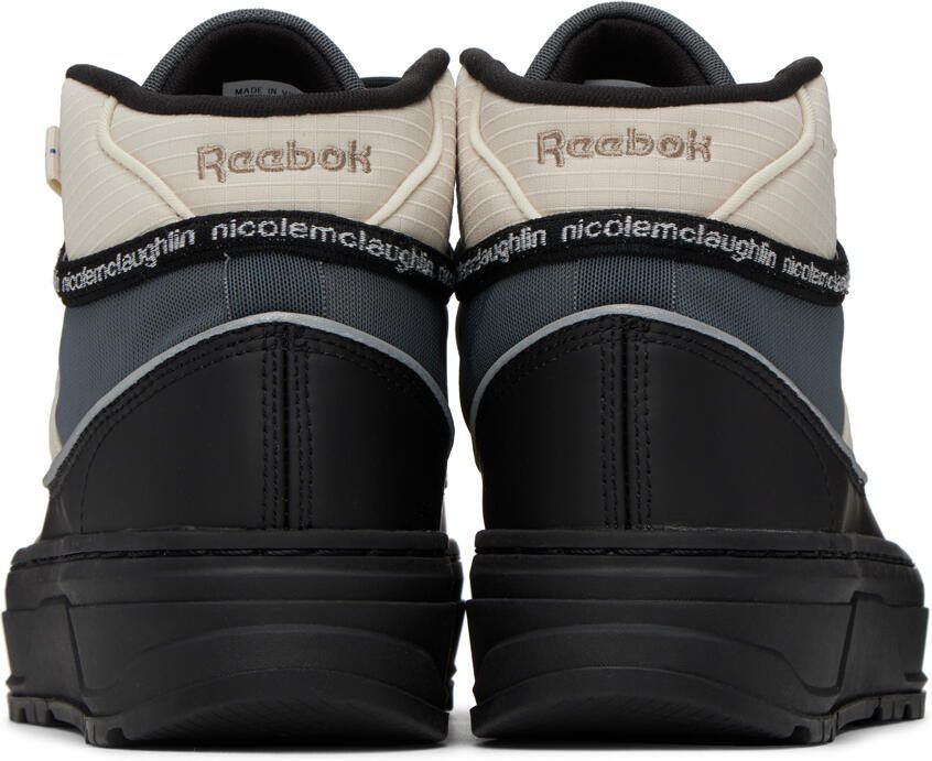 Reebok Classics Beige  Black Nicole McLaughlin Edition Club C Geo Mid Sneakers