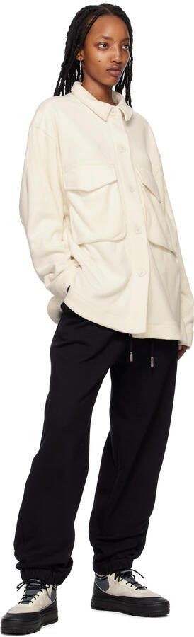 Reebok Classics Beige  Black Nicole McLaughlin Edition Club C Geo Mid Sneakers - Picture 4