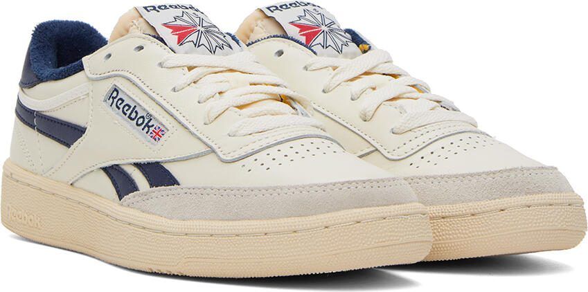 Reebok Classics Off-White  Navy Club C Revenge Vintage Sneakers - Picture 2