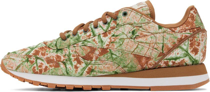 Reebok Classics Tan  Green LQQK Edition Sneakers - Picture 3