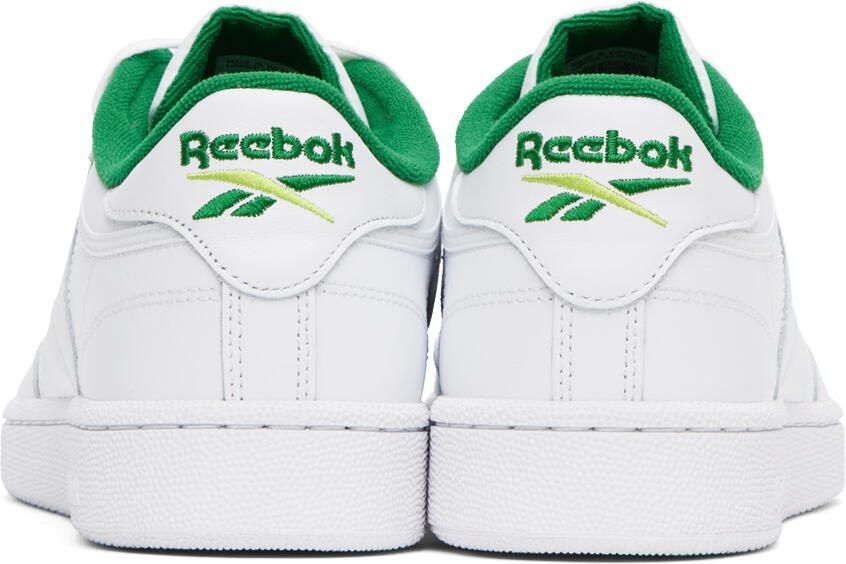 Reebok Classics White  Green Club C 85 Sneakers