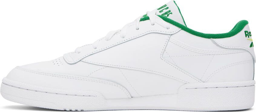 Reebok Classics White  Green Club C 85 Sneakers - Picture 3