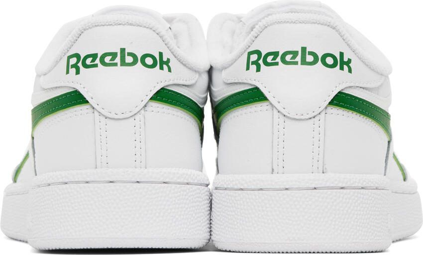 Reebok Classics White  Green Club C Revenge Sneakers
