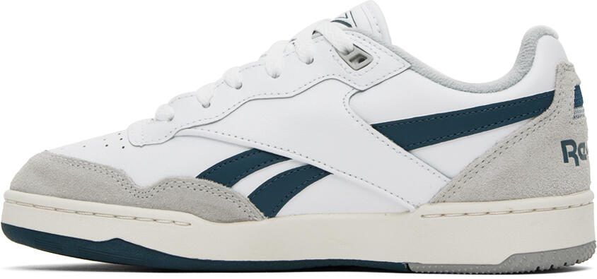 Reebok Classics White  Navy BB 4000 II Sneakers - Picture 3