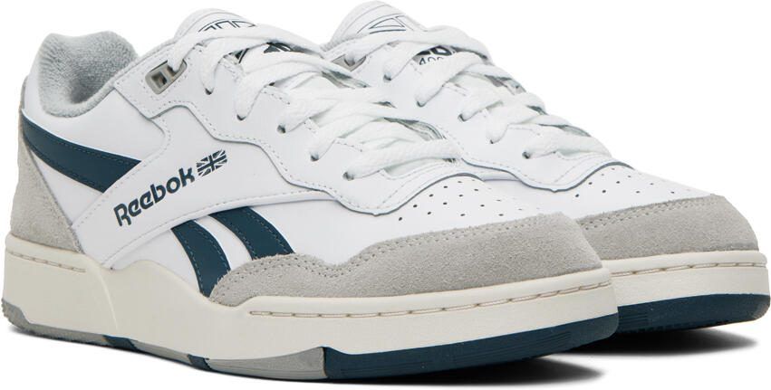 Reebok Classics White  Navy BB 4000 II Sneakers - Picture 2