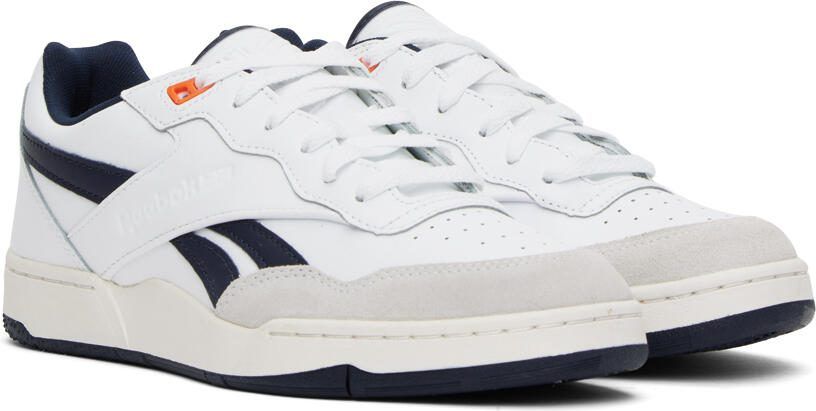Reebok Classics White  Navy BB 4000 II Sneakers - Picture 2