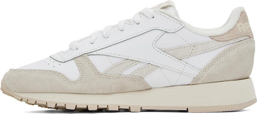 Reebok Classics White  Taupe Classic Sneakers - Picture 3