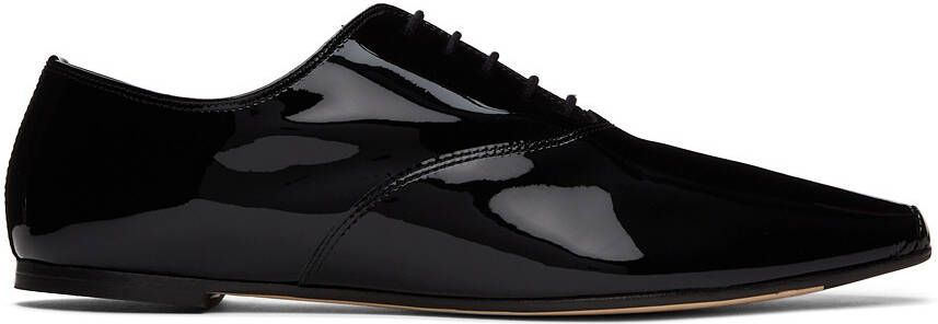 Repetto Black Patent Roy Oxfords - Picture 4