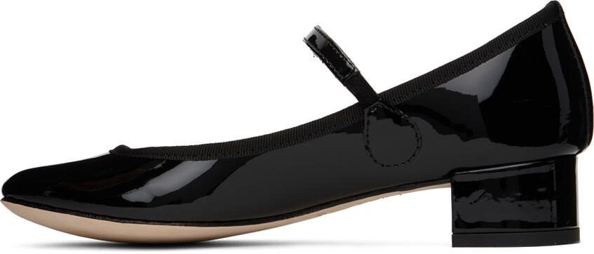 Repetto Black Rose Mary Jane Heels - Picture 7