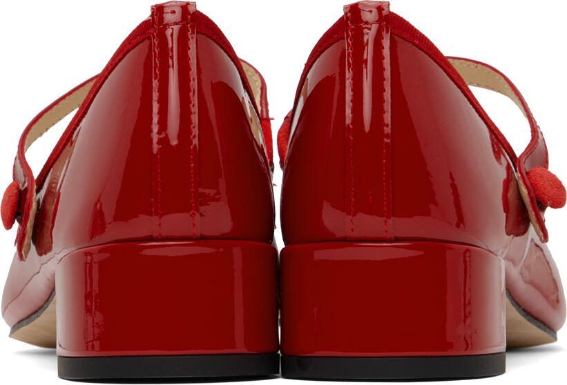 Repetto Red Rose Heels - Picture 2