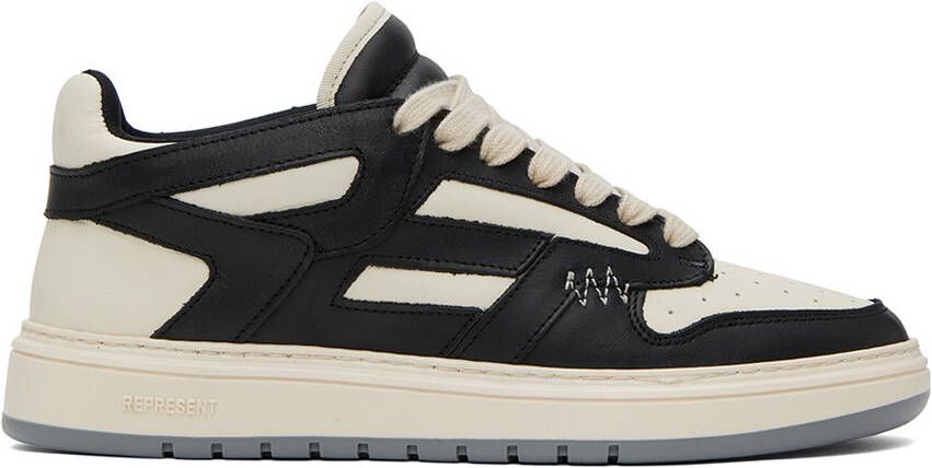 Represent Black  Off-White Reptor Low Sneakers - Picture 5