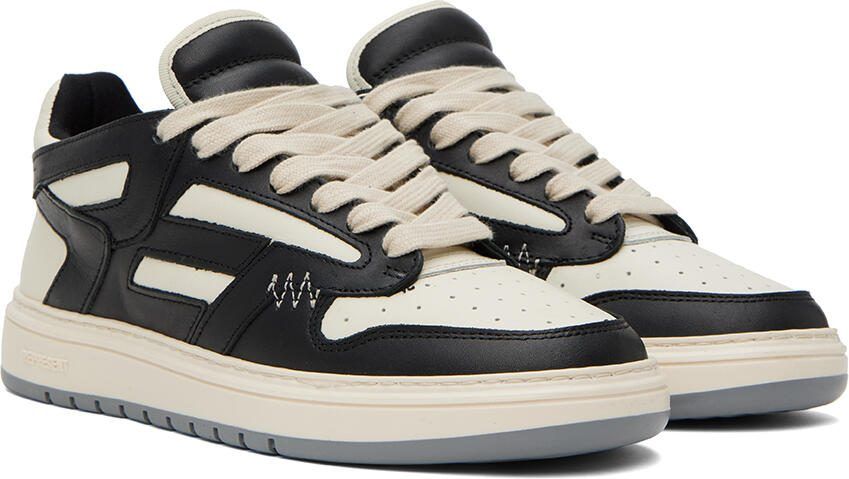 Represent Black  Off-White Reptor Low Sneakers - Picture 2