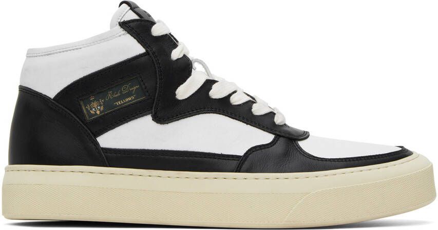 Rhude Black  White Cabriolets Sneakers - Picture 5