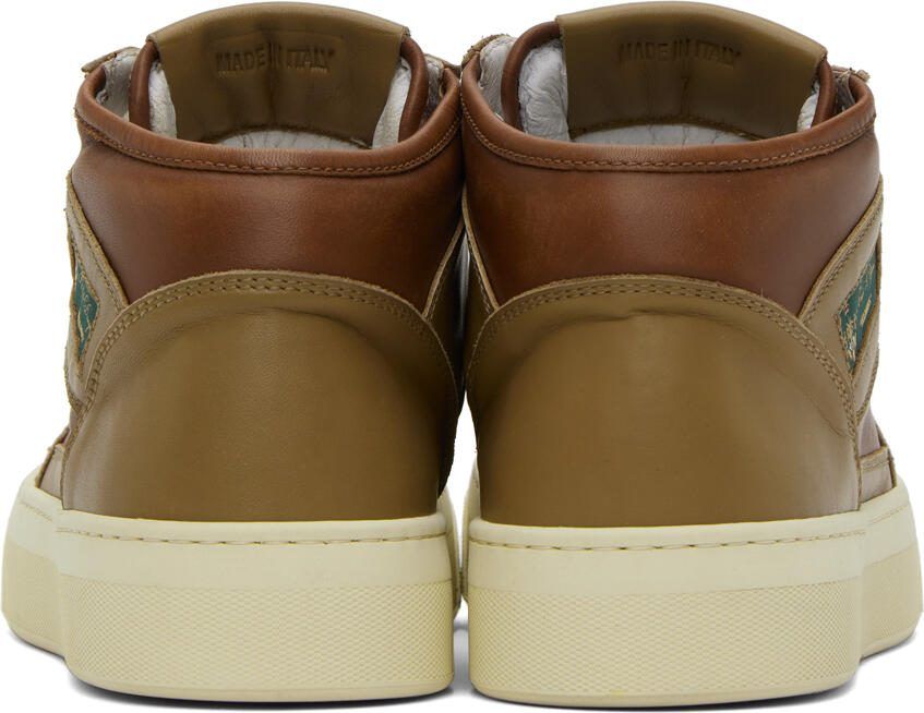 Rhude Khaki  Brown Cabriolets Sneakers