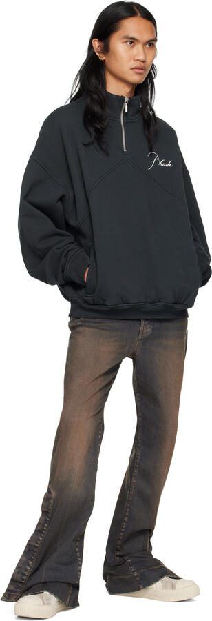 Rhude Off-White  Gray Bel Airs Sneakers - Picture 4