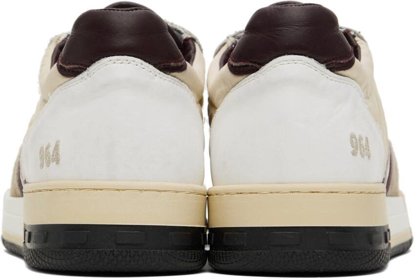 Rhude White  Beige Racing Sneakers