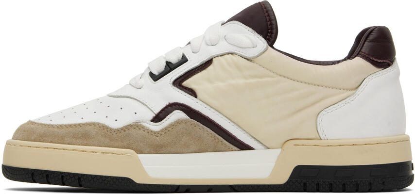 Rhude White  Beige Racing Sneakers - Picture 3