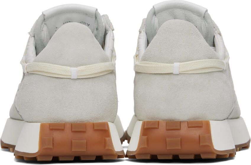 Rhude White  Gray Runner Sneakers