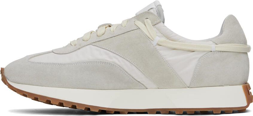 Rhude White  Gray Runner Sneakers - Picture 3