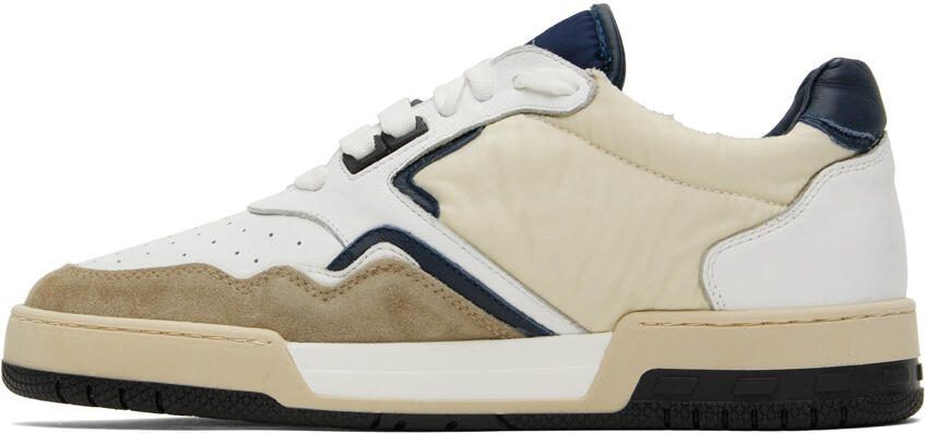 Rhude White  Navy Racing Sneakers - Picture 3